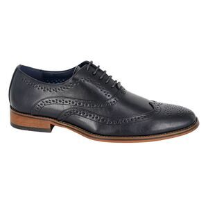 Goor Mens Lace up 5 Eyelet Brogue Oxford Formal Dress Shoes Sizes 7-13 3 Colors